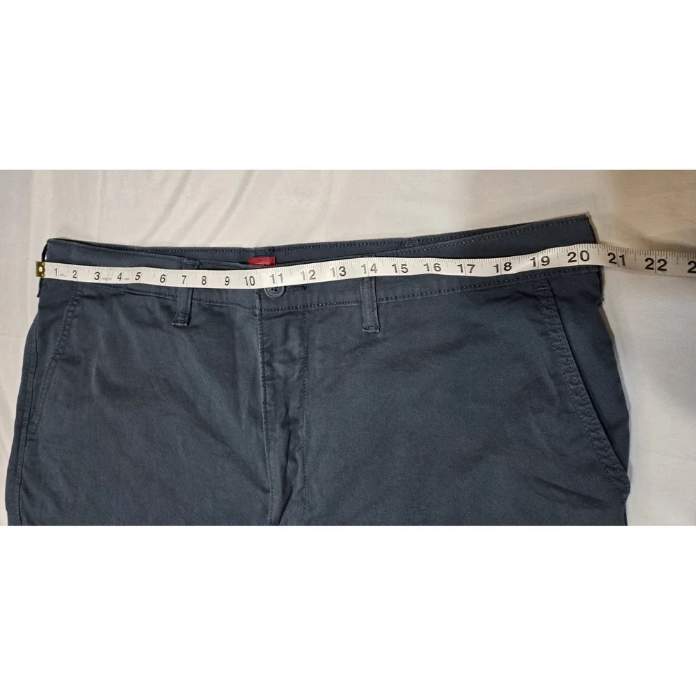 Levi's XX Chino Shorts Stretch Navy Blue Mens 40x9 Pockets Preppy‎ Comfort
